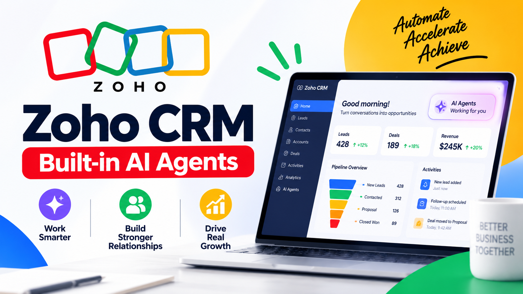 Zoho CRM AI Agents Review: They Can Really Work Like Your Digital Sales Team. 2 Zoho CRM AI Agents Review: They Can Really Work Like Your Digital Sales Team. - Image 2